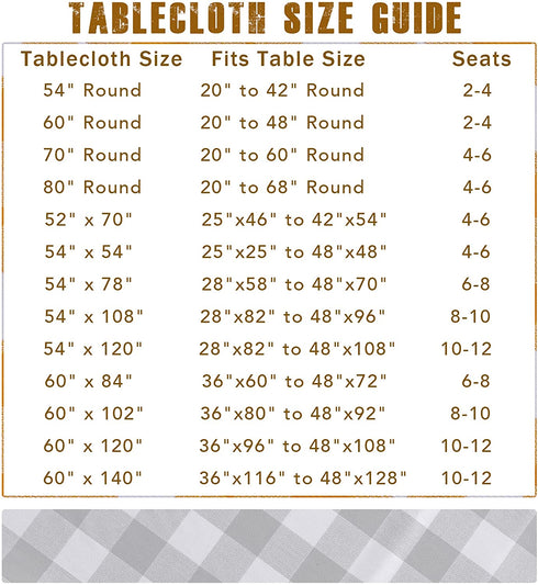 sancua Checkered Vinyl Rectangle Tablecloth, 60 x 102 Inch, 100% Waterproof Oil Proof Spill Proof PVC Table Cloth, Wipe Clean Table Cover for Dining Table, Buffet Parties, Apple Green and White
