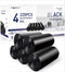 4 Gallon Trash Bags Garbage Bags - Forid Small Trash bags Kitchen Trash Bags Black Trash Can Liners for Bathroom Cat Dog Waste 220 Counts Waste-basket Bags