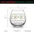 JoyJolt Star Wars„¢ Ugly Sweater Stemless Glasses. Set of 4 Large 15oz Stemless Glass Drinking Glasses, Star Wars Kitchen Glasses. Star Wars Gifts for Men or Women, Star Wars Collectibles for Adults