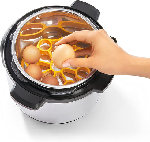 OXO Good Grips Silicone Egg Rack,Yellow,One Size