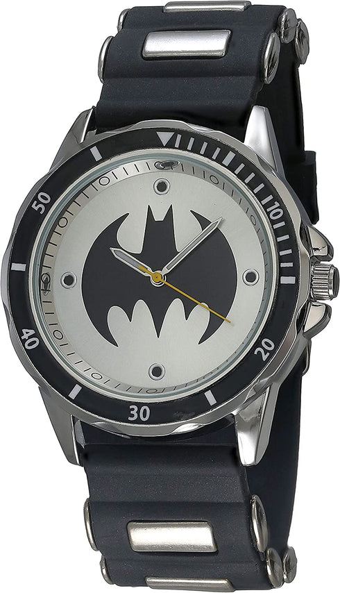 Accutime Kids Batman Analog Quartz Watch for Boys, Girls & Adults All Ages