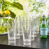 Palmetto 20-ounce Clear Plastic Tumblers | set of 16
