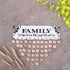 VORCOOL Family Birthday Hanging Plaque Board DIY Wooden Calendar Birthday Reminder Home Decor (1 Plaque/ 1 Rope/ 50 Round Discs)