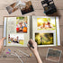 Holoary Photo Album Self Adhesive Magnetic Self-Stick Page Scrapbook Hand Made DIY Albums, Printed Kraft Paper Cover Old Map Adventure World Travel Book