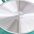 IMUSA USA Forged Saut© Pan with Soft-Touch Handle & Ceramic Nonstick Interior 8-Inch, Teal
