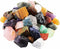 Rockcloud 1 lb Natural Crystals Raw Rough Stones for Cabbing,Tumbling,Cutting,Lapidary,Polishing,Reiki Crytsal Healing,Colorful Mixed Stones