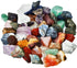 Rockcloud 1 lb Natural Crystals Raw Rough Stones for Cabbing,Tumbling,Cutting,Lapidary,Polishing,Reiki Crytsal Healing,Colorful Mixed Stones