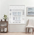 Exclusive Home Curtains Prague Trellis Blackout Roman Shade, 27x64, White