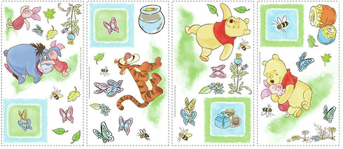 RoomMates RMK1630SCS Winnie The Pooh Peel and Stick Wall Decals 10 inch x 18 inch