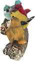 Design Toscano QM223531 Birdy Welcome Sign Garden Bird Statue, Small, Multicolored