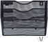 EASEPRES 3 Pockets Mesh Wall File Holder Organizer Office Hanging Magazine Rack, Black