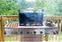 Home-Complete HC-1001 Wood BBQ Grill Tool Set-18 Pc Stainless Steel Barbecue Accessories with Wooden Handles and Case, Spatula, Tongs, Skewers