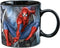 Vandor Marvel Spider-Man 20 Oz Ceramic Heat Reactive Mug -