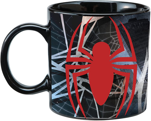 Vandor Marvel Spider-Man 20 Oz Ceramic Heat Reactive Mug -
