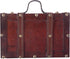 Vintiquewise(TM Old-Fashioned Small Suitcase/Decorative Box with Straps