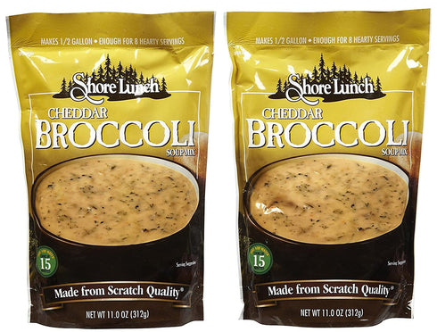 Shore Lunch Cheddar Broccoli Soup Mix, 11 oz, 2 pk
