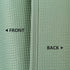 Sage Green Shower Curtain, Waffle Weave Polyester Fabric Shower Curtains for Bathroom Washable, Sage Green, 72x72 Inch