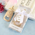 12 Pack Bottle Opener Baby Shower Favor For Guest,Cute Bottle Opener with Baby Footprints Neutral Baby Shower Decoration Supplies for Boy or Girl with Individual Packaging (Gold, 12)