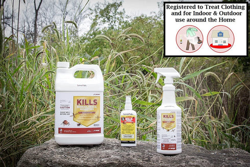 $averPak JT Eaton Kills Bedbugs, Ticks & Mosquitoes Permethrin Clothing & Gear Insect Repellent Trigger Spray Quart (32oz)