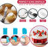 100PCs Piping Bags and Tips Set -48 Numbered Icing Tips, Cookie Cupcake, Cake Decorating Kit Baking Supplies Tools Cake Frosting Piping Tips, Reusable & Disposable Pastry Bags Icing Spatula & Smoother
