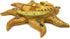 George S. Chen Imports Polyresin Orange Mosaic Face Sun with Yellow Mosaic Moon, 13"