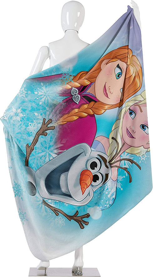 Disney Frozen, "Snow Journey" Fleece Throw Blanket, 45" x 60", Multi Color, 1 Count