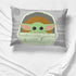 Jay Franco Star Wars The Mandalorian The Cutest Bounty 1 Pack Pillowcase - Double-Sided Kids Super Soft Bedding - Features The Child Baby Yoda Grogu (Official Star Wars Product)