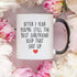 YouNique Designs 1 Year Anniversary Coffee Mug for Girlfriend, 11 ounces, White, 1st Gift for Her