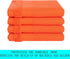 Homaxy 100% Cotton Waffle Weave Kitchen Towels, 13 x 28 Inches Super Absorbent and Machine Washable Dish Towels for Drying Dishes, 4-Packs, Orange