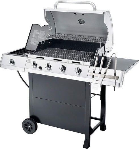 Magnetic Stainless Steel BBQ Tool Bar Rack 16" x 1.5" - Hands Free Grill Utensil Organizer, Storage, and Holder - Strong Magnet or Optional Adhesive Strip Attaches to Your Grill - Hangs up to 10 Tools