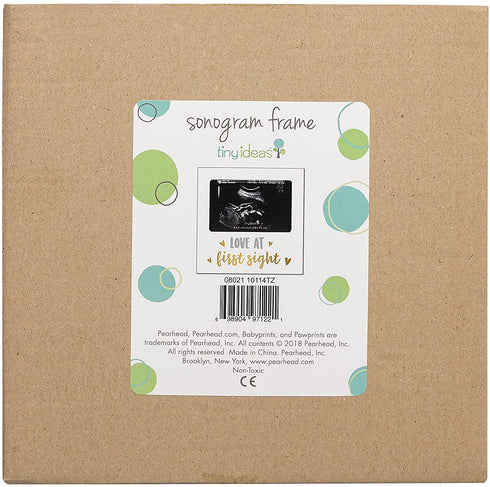 Tiny Ideas Love at First Sight Sonogram Keepsake Photo Frame, Ultrasound Photo Frame for Baby Girl or Baby Boy