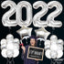 Silver 2022 Balloons Numbers Set - 40 Inch, 2022 Graduation Balloons, Confetti | Silver Graduation Decorations 2022, Graduation Party Decorations, Graduation Party Supplies | Class of 2022 Decorations