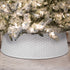 Blissun Christmas Tree Ring, Plastic Christmas Tree Collar, Christmas Tree Skirt for Artificial Christmas Trees Decoration (White)