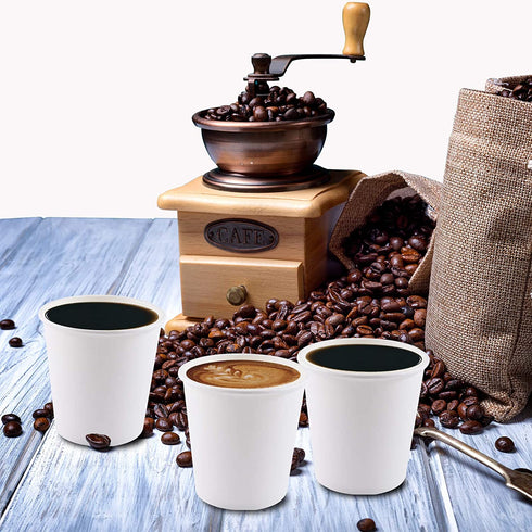 300Pack 4oz Disposable Paper Cups, Espresso Cups?Small Mouthwash Cups ,Hot/Cold Beverage Drinking Cup for Party,Travel and Event