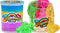 Rainbow Ooze - Rainbow Putty Slime Kit (1 Slime Putty) by JA-RU. Neon Color Glitter Slime for Kids & Adults, Boys & Girls. Stress Relief Satisfying Toys. Party Favor Birthday Fidget Gifts. 4634-1A