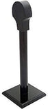SZCO Supplies 17? Black Wooden Full-Sized Helmet/Headwear Display Stand with Base Hardware (910942)