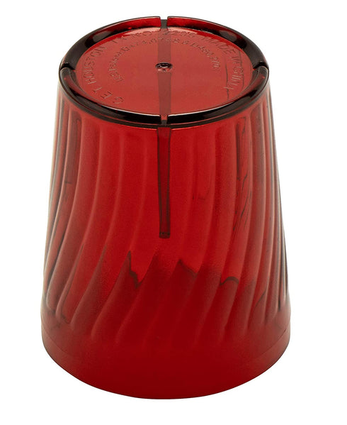 G.E.T. Tahiti Shatterproof BPA-Free Plastic Tumblers, 6 Ounce, Red (Set of 4)