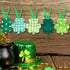 20 Pieces St. Patrick 's Day Shamrock Ornaments, Luck Hanging Green Clover Ornament for St. Patrick 's Day Party Outdoor Indoor Decorations