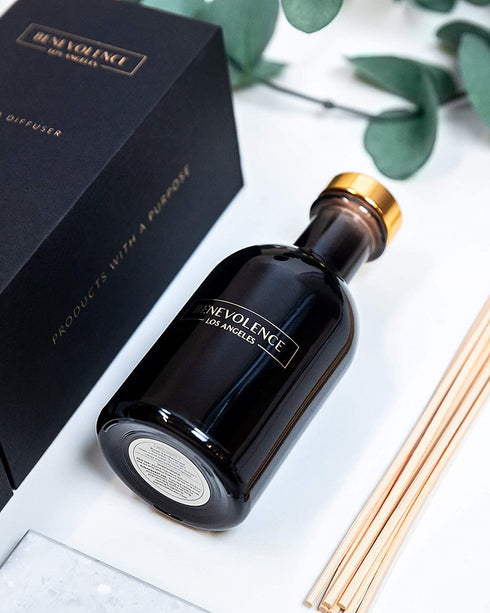 Reed Diffusers for Home | Energizing Redcurrant & Vanilla Fragrance Diffuser | Aromatherapy Scented Oil Reed Diffuser Set | Scented Oil Diffuser Sticks Diffuser | Set The Mood for Productivity