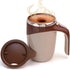 Self Stirring Coffee Mug, Self Mixing Coffee Mug,14Oz Stainless Steel Insulated Reusable Coffee Cup, Spinning Home Office Travel Mixer Cup Best Cute Christmas Birthday Gift (New Coffee)