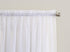 No. 918 Emily Sheer Voile Single Curtain Panel, 59 x 108 Inch, White