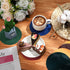 8 Pieces Rubber Jar Gripper Pads Round Kitchen Coasters Multi-Purpose Bottle Lid Openers, Multicoloured (Dark Colors Set)