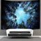 Forest Starry Tapestry Wall Hanging 3D Printing Forest Tapestry Galaxy Tapestry Forest Milky Way Tapestry Tree Tapestry Night Sky Tapestry Wall Tapestry for Dorm Living Room Bedroom (L, 4#forest star)