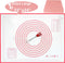 Extra Large Silicone Baking Mat 32" By 24" Non-slip Premium Pastry Mat Non Stick Pie Mat with Measurement, Counter Mat, Dough Rolling Mat