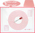 Extra Large Silicone Baking Mat 32" By 24" Non-slip Premium Pastry Mat Non Stick Pie Mat with Measurement, Counter Mat, Dough Rolling Mat