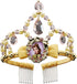 Disguise Disney Princess Belle Beauty & the Beast Classic Girls' Tiara 6 x 5.5 x 3.5 inches
