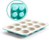 GreenLife Bakeware Healthy Ceramic Nonstick, 12 Cup Muffin and Cupcake Baking Pan, PFAS-Free, Turquoise