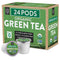 Organic Green Tea K-Cup Pods, 24 Pods by FGO - Keurig Compatible - Naturally Occurring Caffeine, Premium Green Tea is USDA Organic, Non-GMO, & Recyclable