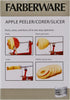 Farberware Apple Peeler, Slicer and Corer, Small, Red