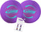Gliding Discs for Carpet Floors, 1 Pair, Authentic Original Discs, Includes 4 Streaming Video Workouts